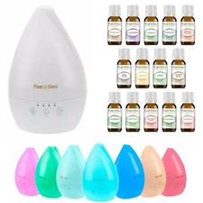 Essential Oil Diffuser Gift Set Kit With Oils Aromatherapy Ultrasonic Humidifier