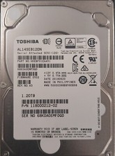 TOSHIBA AL14SEB120N 1.2TB 2.5" SFF 10K RPM 12Gb/s SAS ENTERPRISE GRADE 24/7 HDD