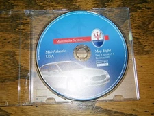 Maserati Mid Atlantic USA Navigation Disk CD DVD Map Eight 2018013 8 Rev 1/07