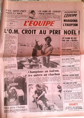 L'EQUIPE JOURNAL 30/12/1985; Prologue du Paris-Dakar/ Sergueï Bubka n°1