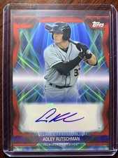 2021 Topps Pro Debut Adley Rutschmam Future Cornerstones Red Parallel Auto #/10