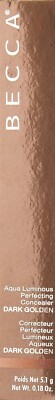 BECCA Aqua Luminous Perfecting Concealer in DARK GOLDEN 0.18 oz/30 ml New Makeup