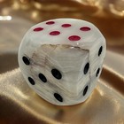 Onyx Marble Dice Office Decor Paperweight, Souvenir 3 & 3/16” x 3 & 3/16” inch