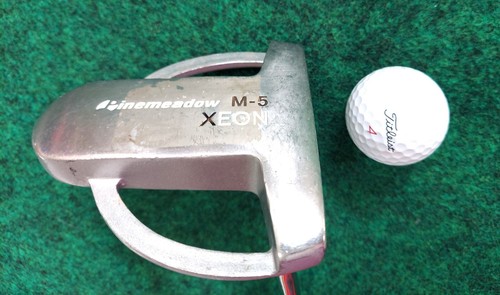Xeon Mallet FACE BALANCED Putter 4-ball alignment RH, Miami Dolphins grip + Ball - Picture 4 of 10