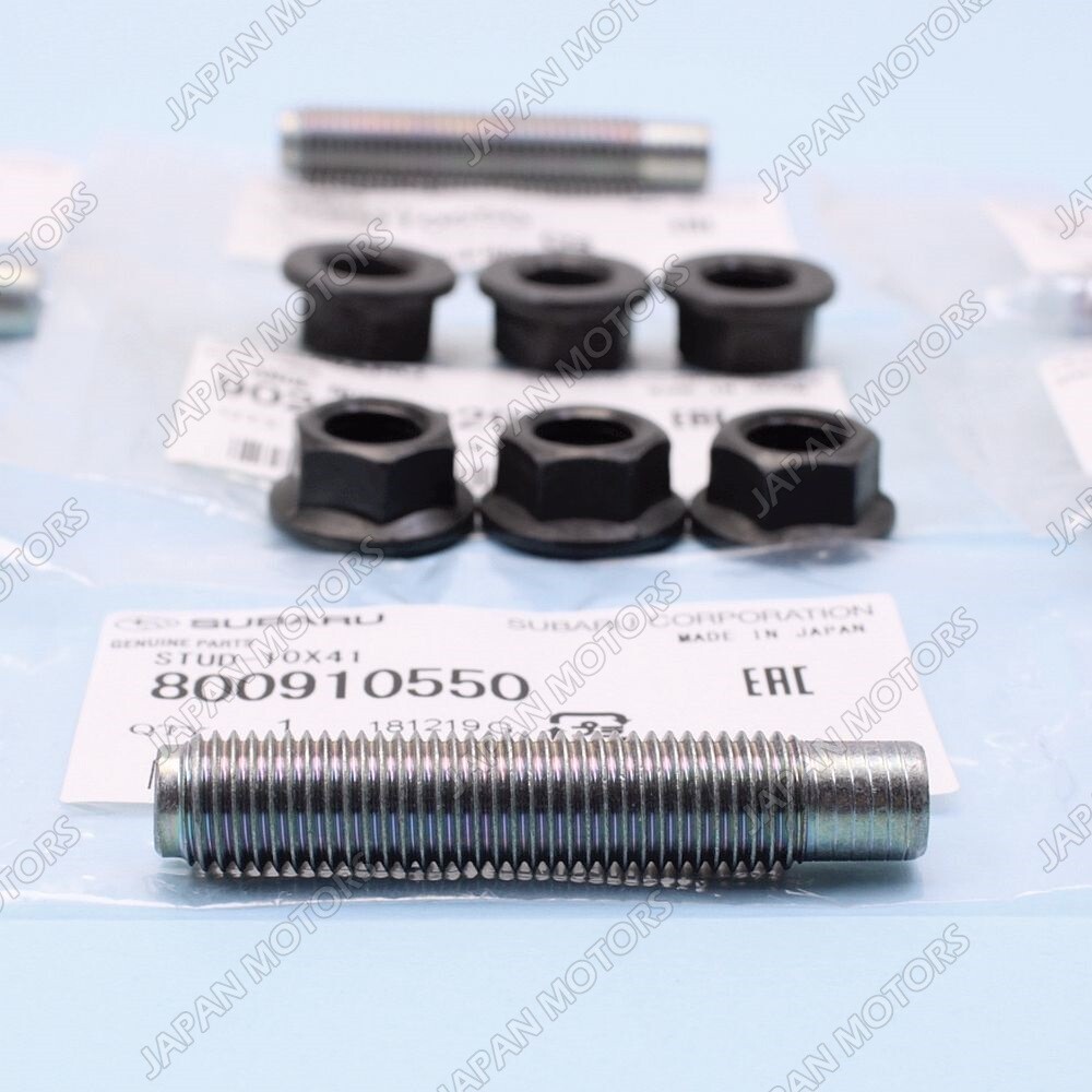 GENUINE Subaru Exhaust Manifold Stud & Nut Kit WRX STI Legacy Impreza