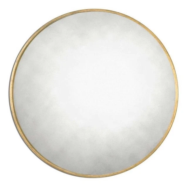 Uttermost Metal Frame Round Traditional Home Décor Mirrors