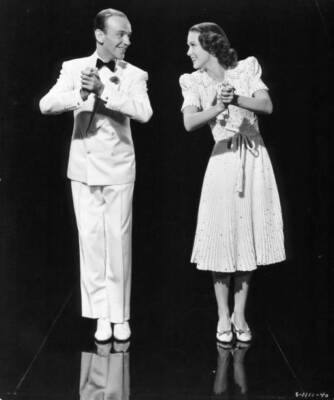 Fred Astaire Eleanor Powell publicity portrait film Broadway Melod- Old Photo