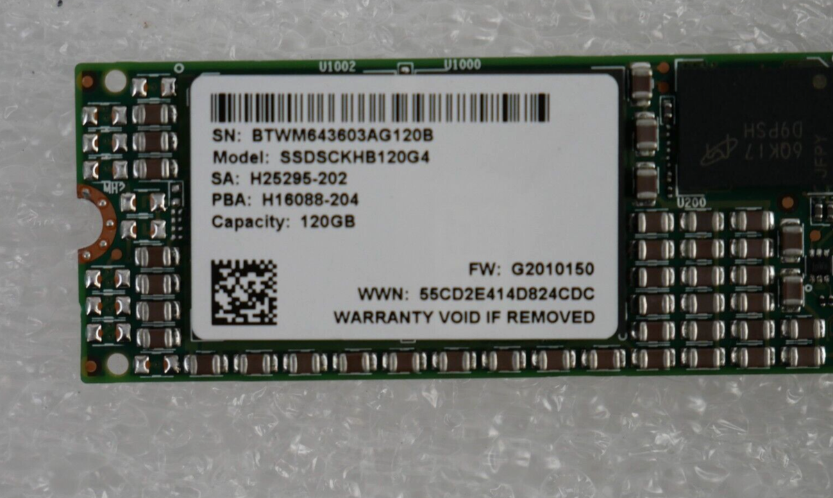 Intel SSDSCKHB120G4 120GB 6Gbps SATA M.2 2280 Solid State