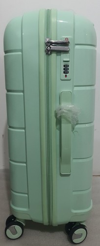 Hard Shell PP Lightweight Suitcase Medium 67cm Luggage + Lock Mint Green - 第 5/7 張圖片