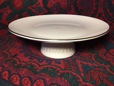 Cake Dessert Stand Pedestal Riser Ceramic Gol...