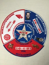 Jaccos Towne OA Lodge 21 Lowaneu Allanque Chapter OBV set Event BSA Patch