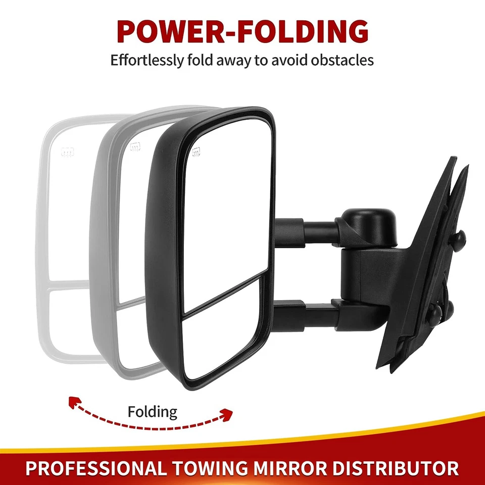 Espejos retrovisores eléctricos térmicos para Chevy Silverado GMC Sierra 1500 2500 3500 1999-2002 Foto 4 de 4