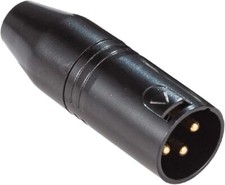 XLR to 3.5mm 1-Pack 3.5mm Stereo TRS Mini-Jack Female to 3-Pin XLR Male Adapter