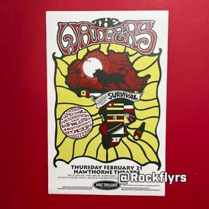 THE WAILERS 2013 Concert Promo 11x17 Street Poster. Portland Oregon.