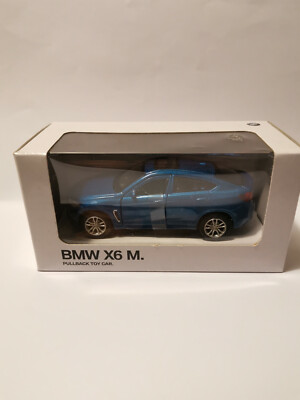BMW Pullback Toy Car Collection Toy Car 1:41 i8 White X6 M