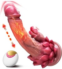 Anal Dildo Vibrators Sex Toys  Sitting Lotus Thrusting Dildo 8 Modes #437