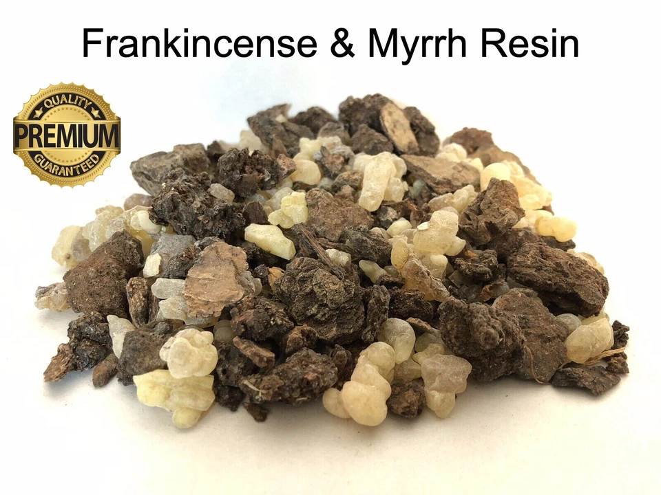 1 LB Frankincense and Myrrh Resin Incense Granular Mix Charcoal Burner Shaumerio - Image 3 of 4