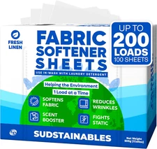 Fabric Softener Sheets for Washer – Eco-Friendly Laundry Softener Sheets for Was