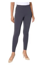 Women with Control Women's Pull On Luxe Ponte Leggings Gray