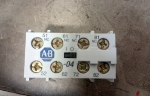 Allen-Bradley 195-MA04 Auxiliary Contact Adder Deck - 第 2/3 張圖片
