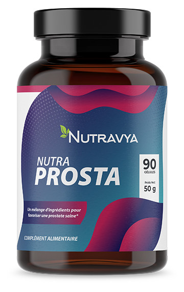 Complément NUTRA PROSTA de Nutravya pour prostate et confort urinaire pack de 6 boites
