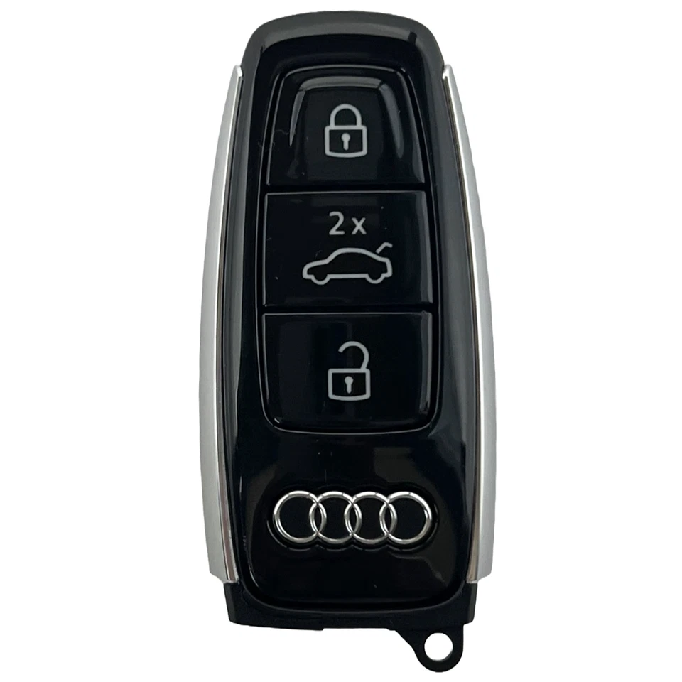 OEM Audi A6 A7 A8 SQ7 Allroad Quattro Smart Key Fob Control remoto sin llave + hoja sin cortar Foto 4 de 4
