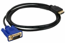 5 Ft Hdmi Male To Vga Hd 15 Pin Male Cable 1.5M Ships From Usa 5Ft