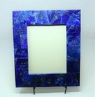 Lapis Lazuli Photo Frame, Natural Stone Photo Frame, Gemstone Frame, Memorable