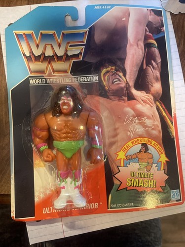 1990 HASBRO WWF ULTIMATE WARRIOR WRESTLING FIGURE ...