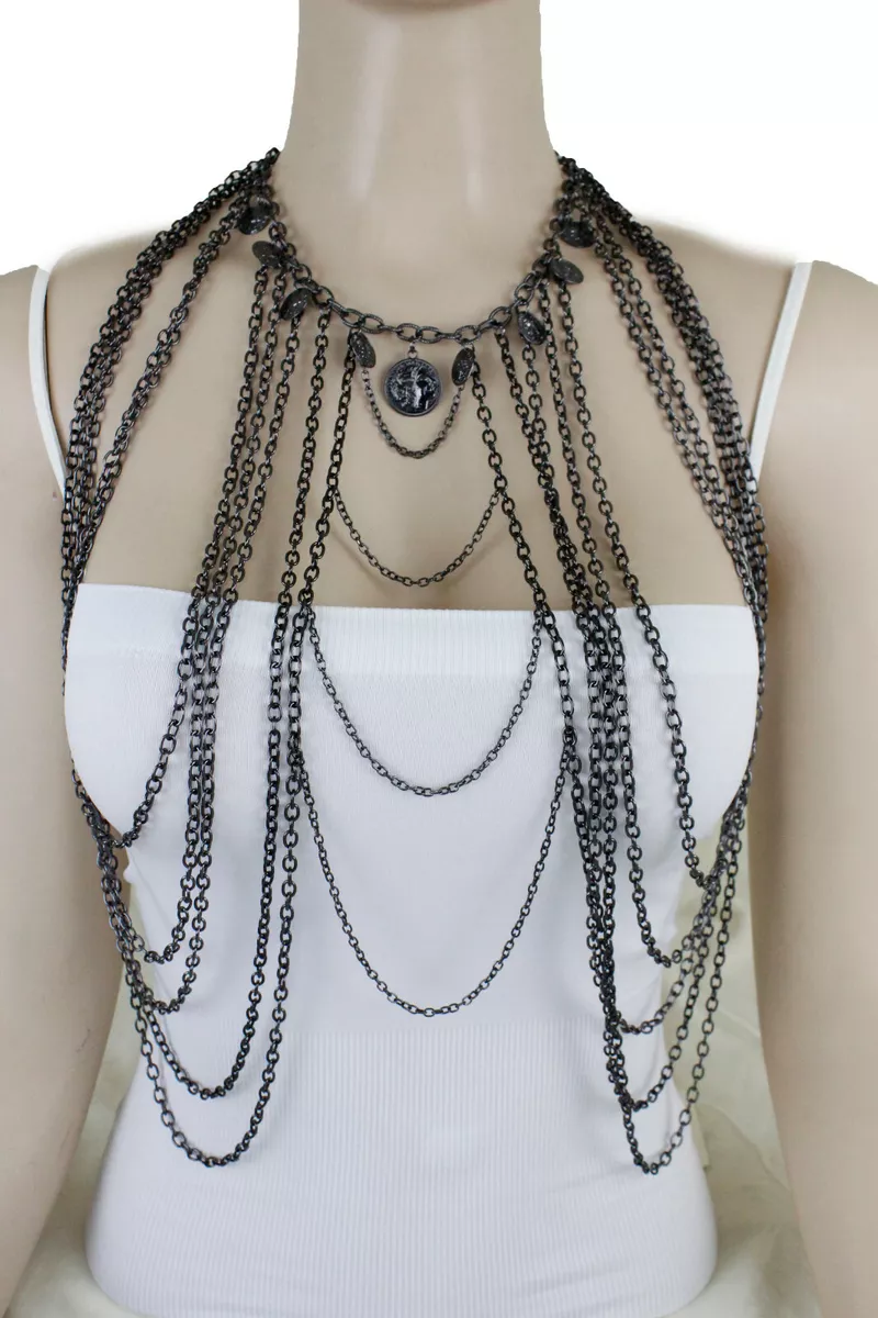 Pewter chain hotsell jewelry