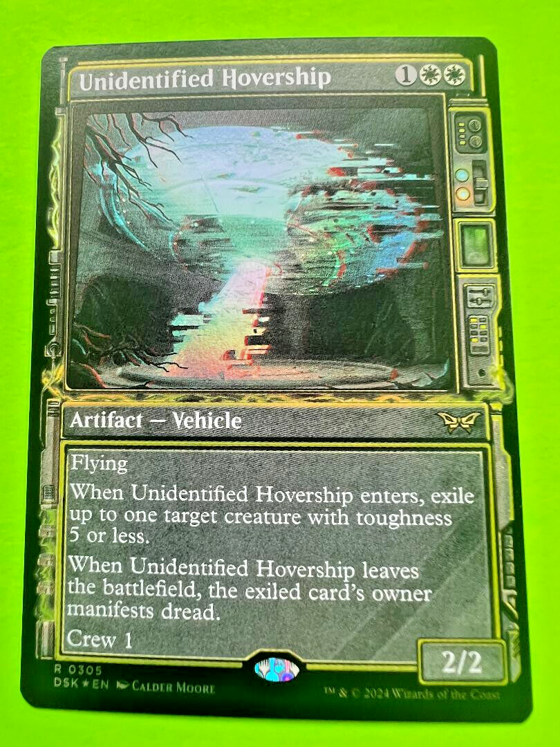 MTG Duskmourn - House of Horror - Unidentified Hovership - Showcase - Foil | eBay MTG Duskmourn - House of Horror - Unidentified Hovership - Showcase - Foil | eBay