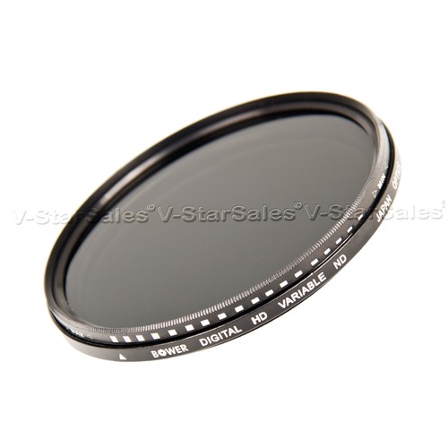 Bower 58mm Variable Neutral Density Fader NDX Filter ND2 to ND1000 FN58 - Picture 2 of 3