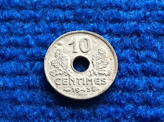 État français 10 centimes 1943 petit module 17 mm 1 5 g zinc Superbe