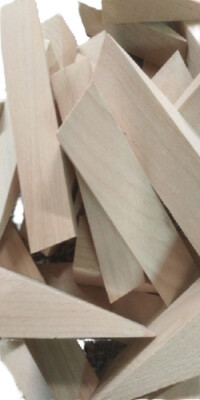 20 Hartholzkeile 100x25x20mm