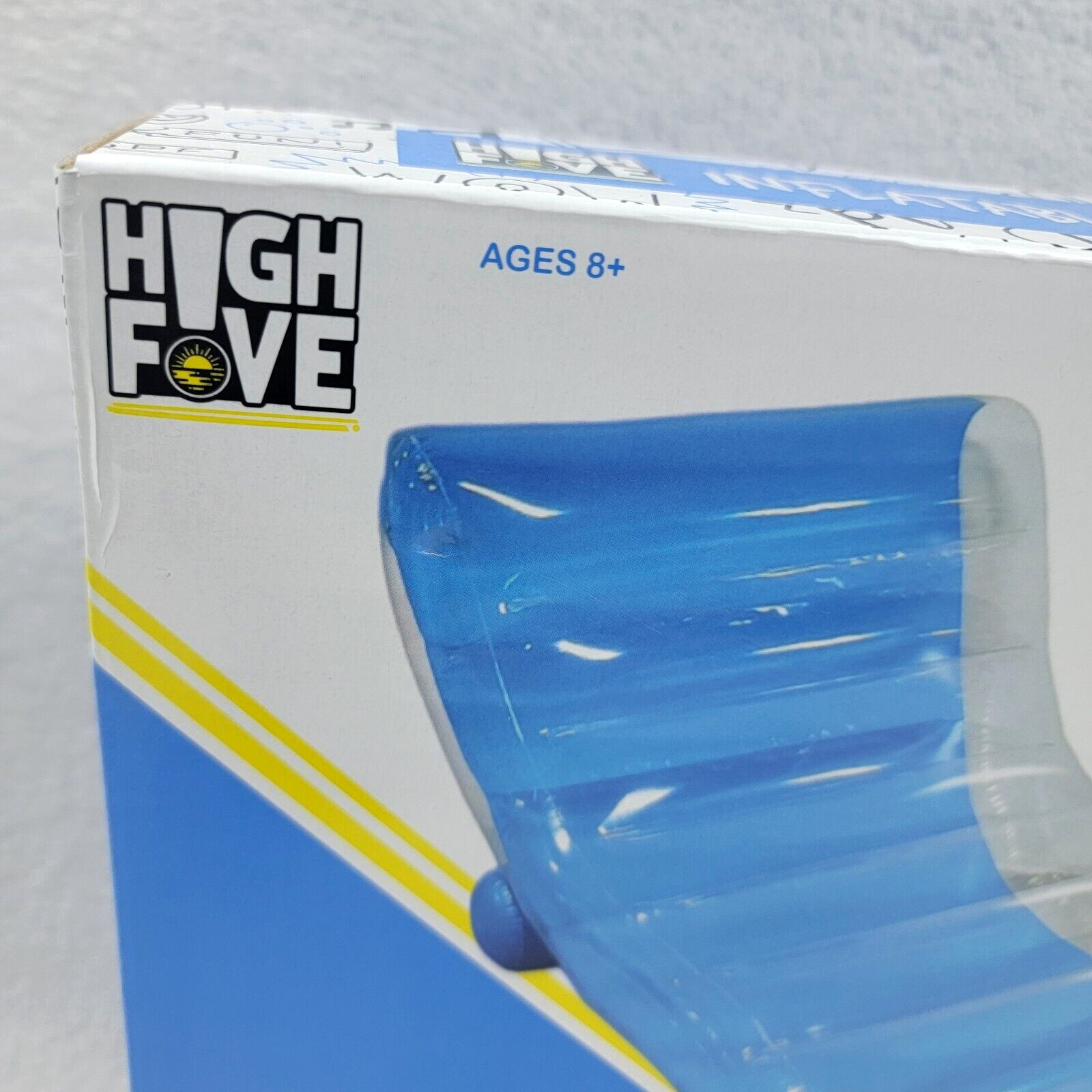 Inflatable Wave Lounge Pool Float Blue 60 in x 28.98 in x 22.05 in Swimming New