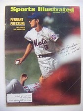 BUD HARRELSON signed 1970 Sports Illustrated baseball magazine METS 1969 WS AUTO