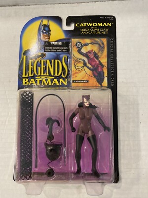 1994 Kenner Legends of Batman Catwoman with Quick-Climb Claw & Capture Net (D)