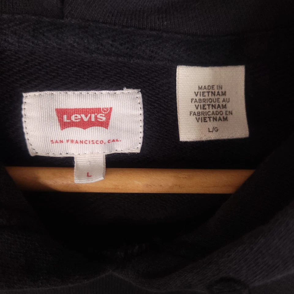 Levis x Star Wars Darth Vader Black Hoodie Mens Large Hooded Sweatshirt Pullover - Image 4 of 4