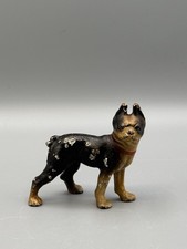 Antique Hubley Cast Iron Boston Terrier Dog Paperweight Figurine 3  