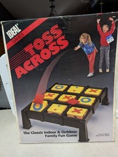 Toss Across 1986 Outdoor Summer Game by Ideal , Bean Bags Included , COMPLETE