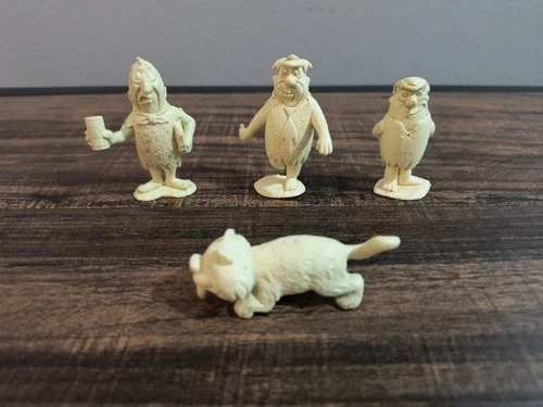 Marx Flintstones Vintage Prehistoric PlaySet Figure lot 1960's Fred, Barney,