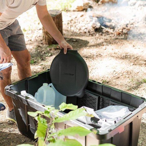Portable Outdoor Toilet Bucket Seat with Lid - Universal Fit for Most 5-Gallo... - Picture 9 of 9