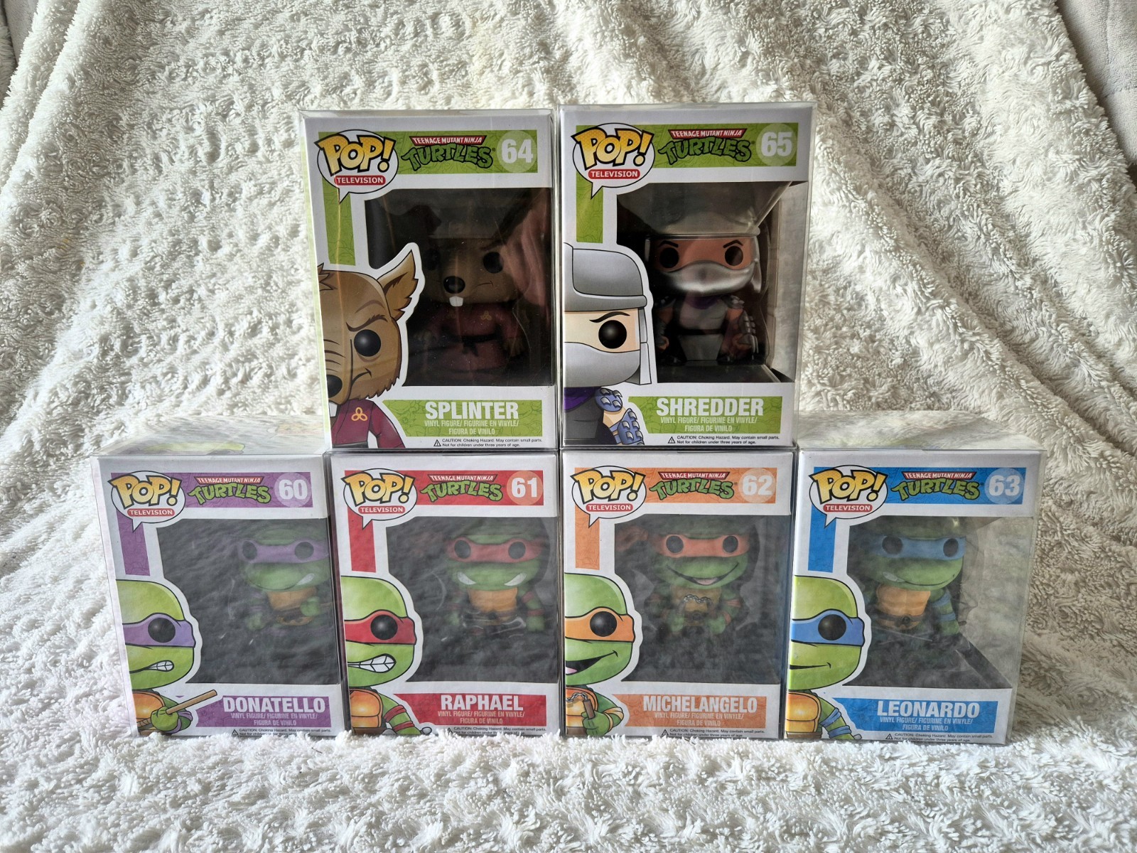 Funko Pop TMNT Teenage Mutant Ninja Turtles 60 61 62 63 64 et 65 NEW SEALED