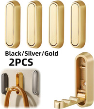 2PCS Folding Wall Hook Foldable Wall Mount Clothes Coat Hanger Hook Kitchen Hook