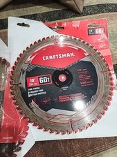 Craftsman 10" Table Saw Blade 60T CARBIDE TIPPED FINISHED BLADE