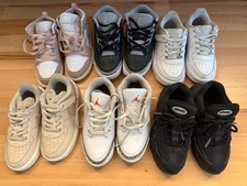 Job Lot Bundle of 6 Pairs Kids Nike & Air Jordan Trainers (UK 12 - 12.5) - &pound;90