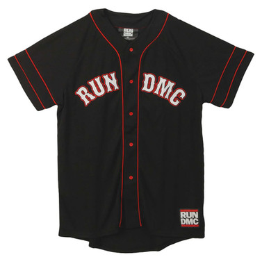 RUN DMC Official Hollis Queens Red & Black Limited Baseball Jersey  XL NEW