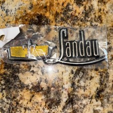 1980-87 Chevy Caprice Classic Landau Roof Emblem Script Badge Gm Pair. 1980-87 Chevy Caprice Classic Landau Roof Emblem Script Badge Gm Pair.