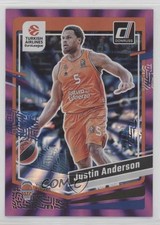 2023-24 Panini Donruss EuroLeague Purple Laser 7/99 Justin Anderson #87 17cq