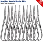 Slim Narrow Tip Mathieu Ligature Elastic Placing Plier 5.5" Ortho Plier German G